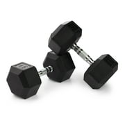 Weider Rubber Hex Dumbbell, 45 lbs - Sold Individually