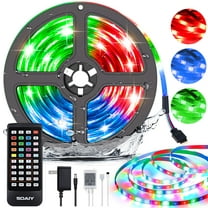 49.2ft RGB LED Strip Lights, EEEkit 270 LED TV Backlight with Remote, Color Changing LED Light Strip, LED Rope Light for Bedroom Kitchen Party Decor