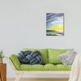 thumbnail image 2 of Coastal Charm - Abstract Canvas Art with Modern Blue Ocean Scene, Ideal for Sea Lake Themed Home Décor, 12x16 inches, 2 of 7