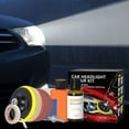 thumbnail image 1 of Xihbxyly Kit de Reparación de Faros de Coche, Solución Antiamarilleo, Eliminación de Arañazos y Acabado Brillante, Fácil de Usar, Apto para Todos Los Modelos, 30 Ml de Agente Reparador, Incluye Lija, 1 of 7