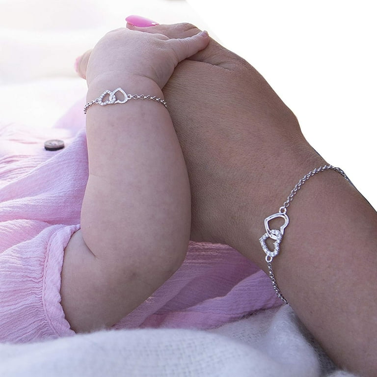 Purple/Green Mommy & Me Bracelets Purple/Green Mommy & Me Bracelets