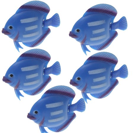 Unique Bargains Blue Plastic Floating Water Fish Aquarium