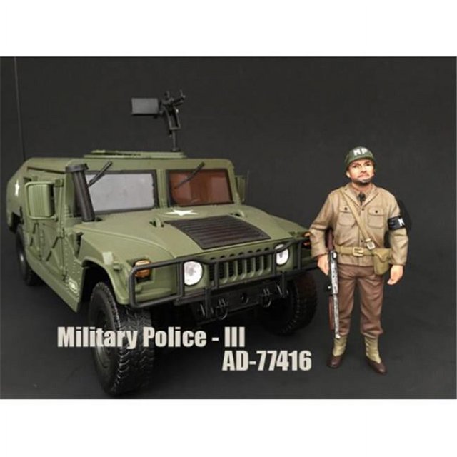 American Diorama 77416 WWII Military Police Figure III for 118 Scale Models
