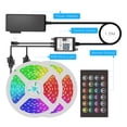 thumbnail image 2 of Amdohai Smart Wifi LED RGB Strip Lights 65.6ft. 5050 Color Changing Lights with Voice & APP & 24 Keys Remote Control Tape Lights Christmas Decoration Light for Home Party Festival, 2 of 7