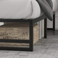 thumbnail image 4 of Amolife Grand Size Métal Plate-Forme Lit Cadre avec 14" sous le Lit de Stockage, 4 of 10
