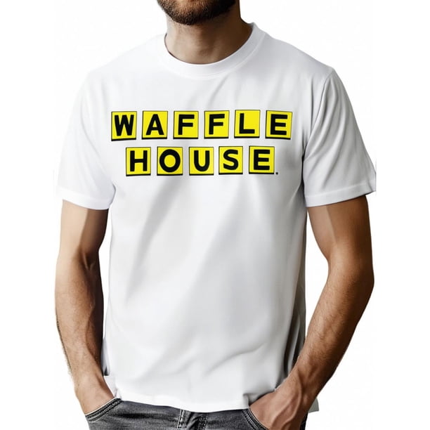 Lifestyle Graphic playera de manga corta estándar para hombreWaffle house Funny Men's Short Sleeve Graphic T-shirt Tee For Adult, Men, Women, Teen, Teenager, Adolescent, YouthFather's Day, Mother's