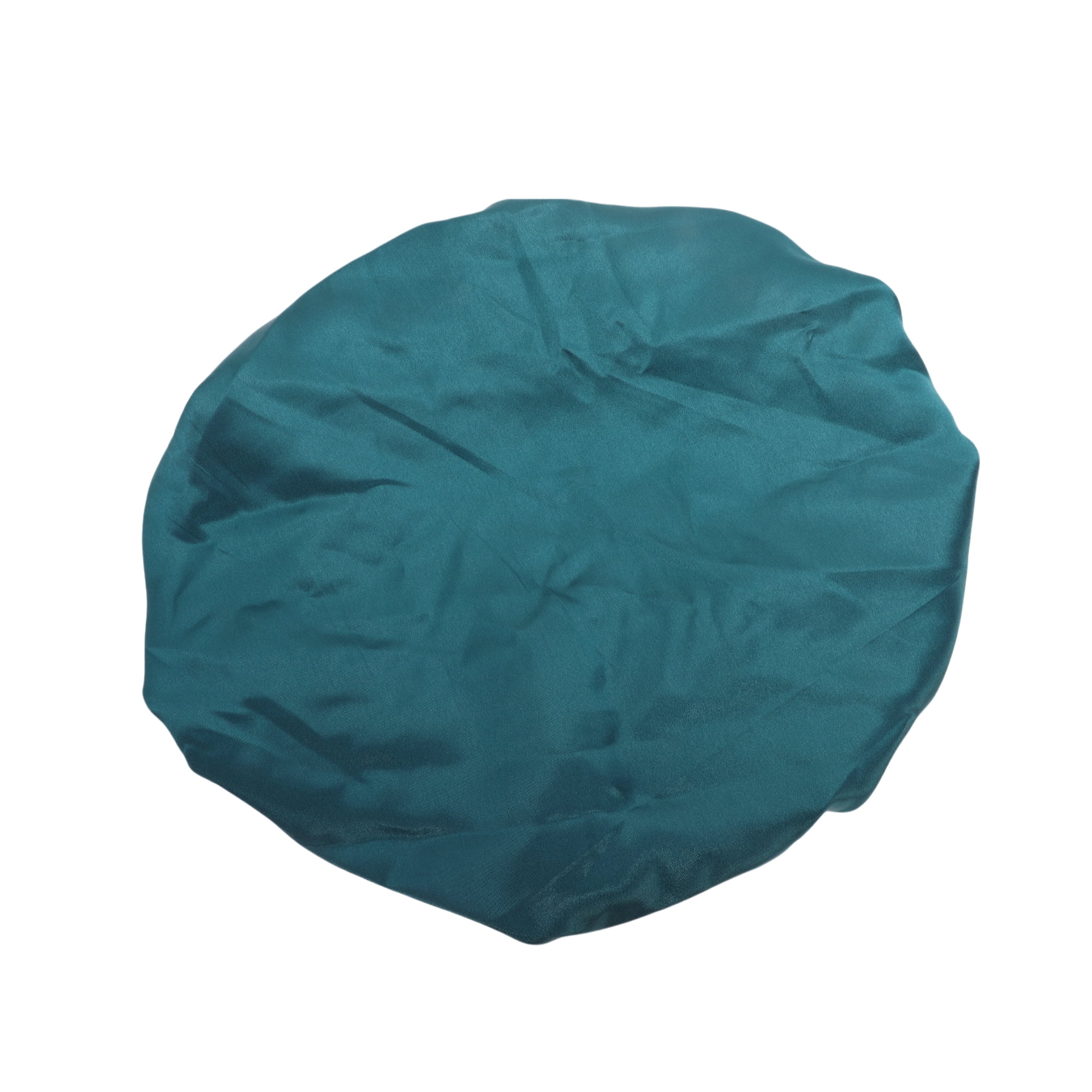 Unique Bargains Women Reusable Shower Cap for Bathroom Hotel 1 Pc Peacock Blue
