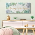 thumbnail image 2 of Stupell Industries Always Have Hope Phrase Chic Succulent Plants Botanical & Floral Painting Gallery Wrapped Canvas Art Print Wall Art, 20 x 48, 2 of 6