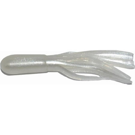 1.5 in. Crappie Tube Pearl - 10 Per Bag