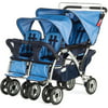 Child Craft Quad 4-Passenger Sport Stroller, Regatta Blue