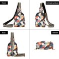 thumbnail image 7 of FORMRS Womens Crossbody Sling Bag Travel Daypack Shoulder Chest Backpack, Geometric Pattern, 7 of 7