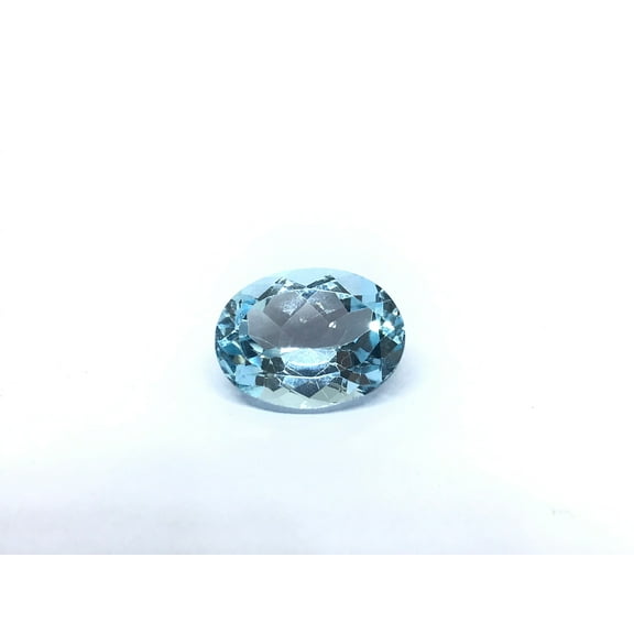 12/16 mm natural oval shape blue topaz November birthstones