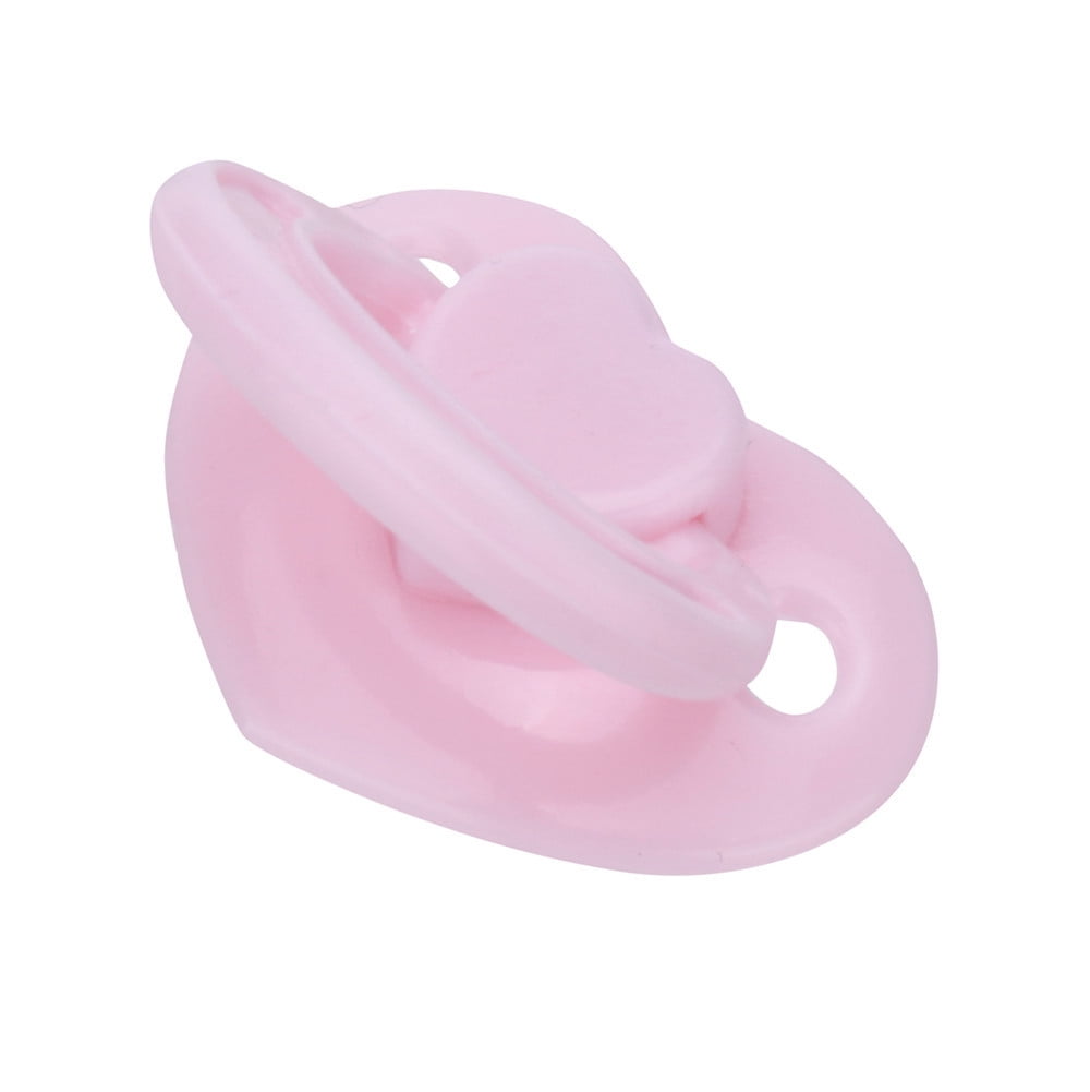 Partheme Novelty Toys 3 Counts Dummy Pacifier For 26cm Dolls With Internal Magnetic Accessories as show