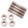 thumbnail image 3 of 4 Pcs Écrou de Remplacement Double Extrémité pour Collecteur d'Échappement en Acier Inoxydable T25, 3 of 8