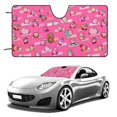 thumbnail image 1 of Cartoon Kirby Game Car Windshield Sunshade Umbrella Stylish Foldable Reflective Sun Visor Front Window Cover Protector Accessories, 1 of 8