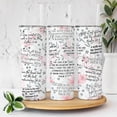 thumbnail image 3 of Christian Tumblers for Women with Lid and Straw - 20 Oz, Christian Gifts for Women, Religious Gifts for Women, Christian Travel Mug, Stainless Steel Insulated Skinny Water Tumbler, 3 of 6