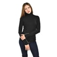 thumbnail image 4 of Sueter de cuello alto con perlas Roman Fashion /Juvenil, 7903 (Negro) negro EG, 4 of 5