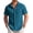 Lake Blue, variant on COOFANDY Mens Beach Shirt Casual Short Sleeve Button Up Shirts Hawii Camp Summer Beach Wear