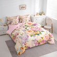 thumbnail image 3 of Castle Fairy Teens Spring Garden Twin Bedding Sets,Chic Flowers Bedding Comforter Set, 3 of 8