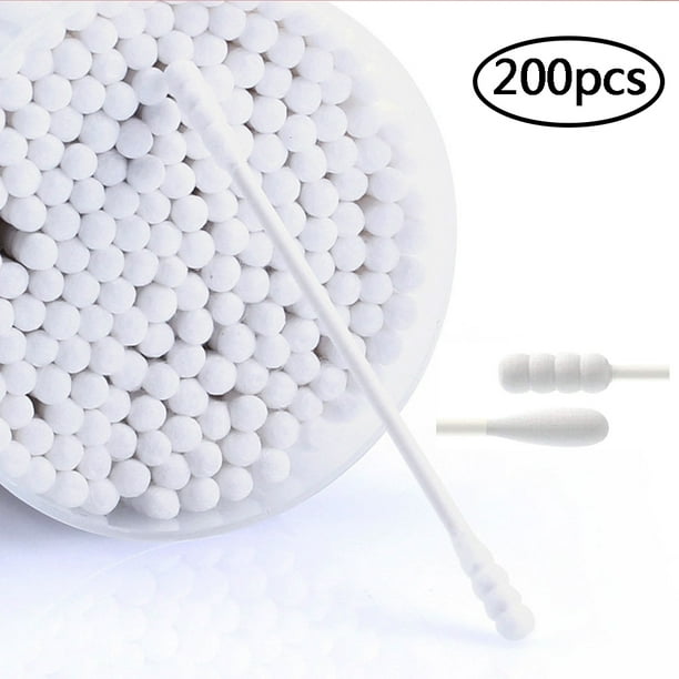POINTERTECK 200 pcs Double Tipped Cotton Swab, Multipurpose Safe