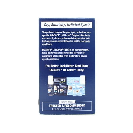 Ocusoft Eye Lid Virtually Line Free Cleansing Pads, 100 Ea, 4 Pack