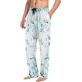 thumbnail image 5 of Watercolor Bouquet Pattern Ghost Pajama Pants, Men's Lounge Pants Light with Drawstring and Pockets, Christmas New Year Birthday Father's Day Gifts, X-Large, 5 of 7