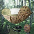 thumbnail image 3 of Hamaca para mosquitera Cama para dormir colgante individual Camuflaje Sunnimix  Hamaca de camping con red, 3 of 8