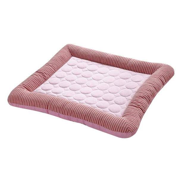 Esterilla de verano para perros y gatos Esterilla para mascotas Esterilla suave rectangular Lavable Cama Cojín para razas pequeñas, medianas y grandes