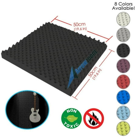 Eggcrate Acoustic Foam Arrowzoom New Black 19.6