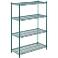 thumbnail image 2 of Global Industrial 18426G 42 x 18 x 63 in. Nexel Poly-Z-Brite Wire Shelving, Green, 2 of 4