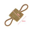 thumbnail image 5 of bolsa al aire libre 10 Uds Clip de soporte correa elástica portátil para chalecos mochilas bolsas (caqui) FLhrweasw Nuevo, 5 of 5