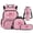 Pink Bow, variant on Aplkyhs Pink Bow Kids Backpack Set, 4 Pieces with Lunch Bag, Pencil Case and Water Bottle Holder for Elementary, Middle School and Travel