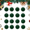 thumbnail image 6 of 16 PCS Velvet Ornaments Balls Sets for Christmas Tree 2.36inch Flocked Christmas Balls Assortment for Xmas Tree Holiday Decor, 6 of 8