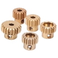 thumbnail image 2 of 5pcs Aluminum Alloy 48P Pinion Gear Motor Gears Kit Fit for S CS R31 SCX10 AX10 1:10 RC Drift Racing Car, 2 of 6