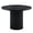 Black, variant on ExtraLco 42 Inch Round Dining Table, Walnut Finish Density Board Kitchen Table with Storage Pedestal Base for Dining Room, Living Room and Office