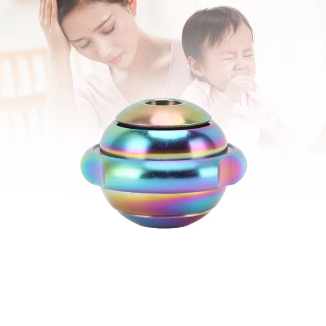 Gyroscope Fidget, Design Léger Gyroscope Rotatif en Acier Inoxydable pour Tous Âges pour Maison et Bureau