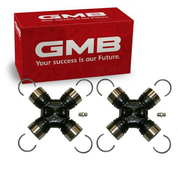 2 pc GMB Front Shaft All Universal Joints compatible with Chevrolet Suburban 1500 2000-2014