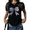 1-Black, variant on COZYMY Women's Y2K Butterfly Graphic Short Sleeve Shirt Soft Cotton Black Crewneck Summer Tee