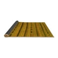 thumbnail image 2 of Ahgly Company Indoor Square Abstract Yellow Contemporary Area Rugs, 4' Square, 2 of 4