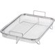 thumbnail image 1 of Oven Stainless Steel Grill Basket Grill Rack Grill Tray Cooking Basket for Low Fat Hot Air Baking in the Oven, 1 of 5