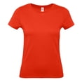 thumbnail image 1 of B&C - Camiseta #E150 para mujer (Rojo intenso), 1 of 2