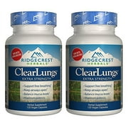 Ridgecrest Herbals ClearLungs Extra Strength Capsules, 120 Ct