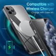 thumbnail image 6 of Crystal Clear Case for iPhone 11 Pro Max, [Not Yellowing] [Camera Protection] [Military Grade Drop Tested] Transparent Shockproof Protective Phone Case Soft Silicone Slim Cover, 6.5", Black, 6 of 9