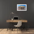 thumbnail image 3 of Perry, William 18x13 White Modern Wood Framed Museum Art Print Titled - Roman Columns Pantheon-Rome-Italy Rebuilt by Hadrian in 118 to 125 AD, 3 of 4