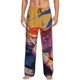 thumbnail image 1 of Balery Colorful Gecko Jungle Art Pantalones de pijama para hombre, pijama ultraligero, pantalón de descanso-Small, 1 of 6