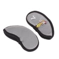 thumbnail image 3 of Golf Putter Head Cover Headcover Case Pocket Protector Wedge Holder Sunnimix  Juego de cubierta de cabeza de putter de hierro para palo de golf Estuche de protección de nailon, 3 of 7