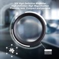 thumbnail image 3 of Eye Loupe, Magnifying Glass Compact Ergonomic Design Optical Lens Metal  for Coins, 3 of 8