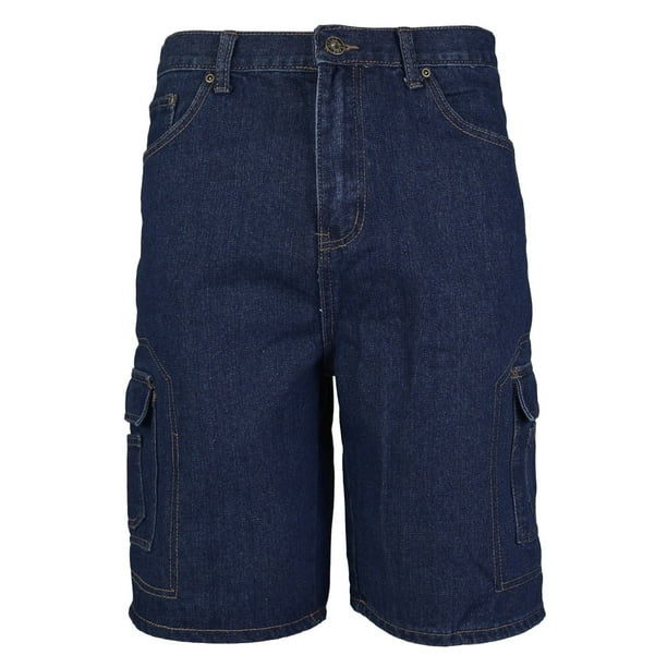 OJ Men's Premium Cotton Multi Pocket Relaxed Fit Stonewash Denim Jean