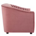 thumbnail image 2 of Captivating Announce Channel Tufted Velvet Loveseat - Comfortable and Stylish, 2 of 3