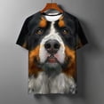 thumbnail image 1 of Tops para hombre, blusas y camisas de cuello redondo y manga corta para hombre, blusas casuales deportivas con estampado de perros y animales divertidos para hombre, camisas vintage de cuello redondo,, 1 of 8